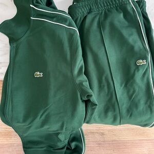 lacoste jogging suit xl